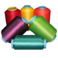 GRS certificated recycle polyester filament yarn dope dyed 150D